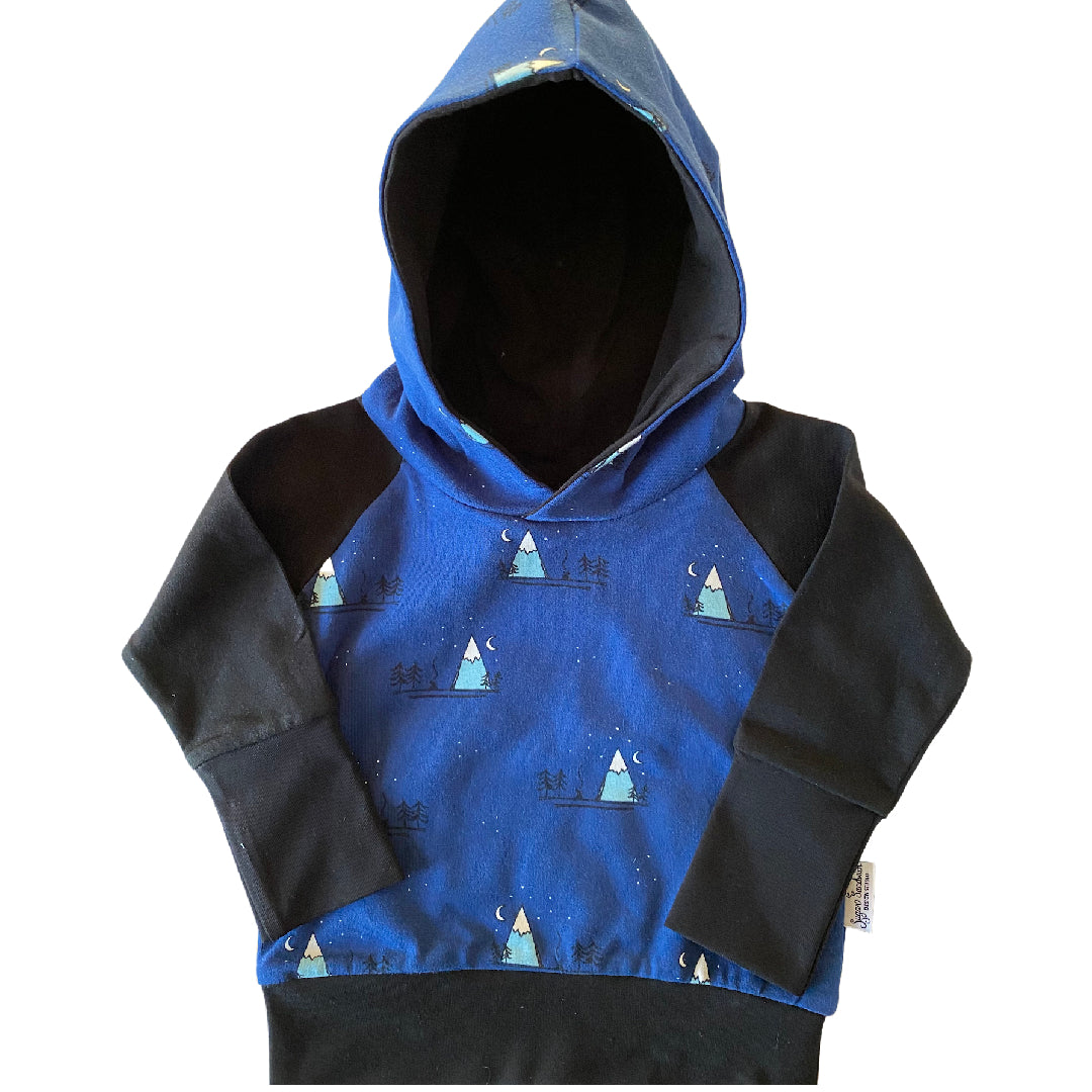 LIQUIDACIÓN Sudadera con capucha Blue Mountains Grow Along® Algodón orgánico