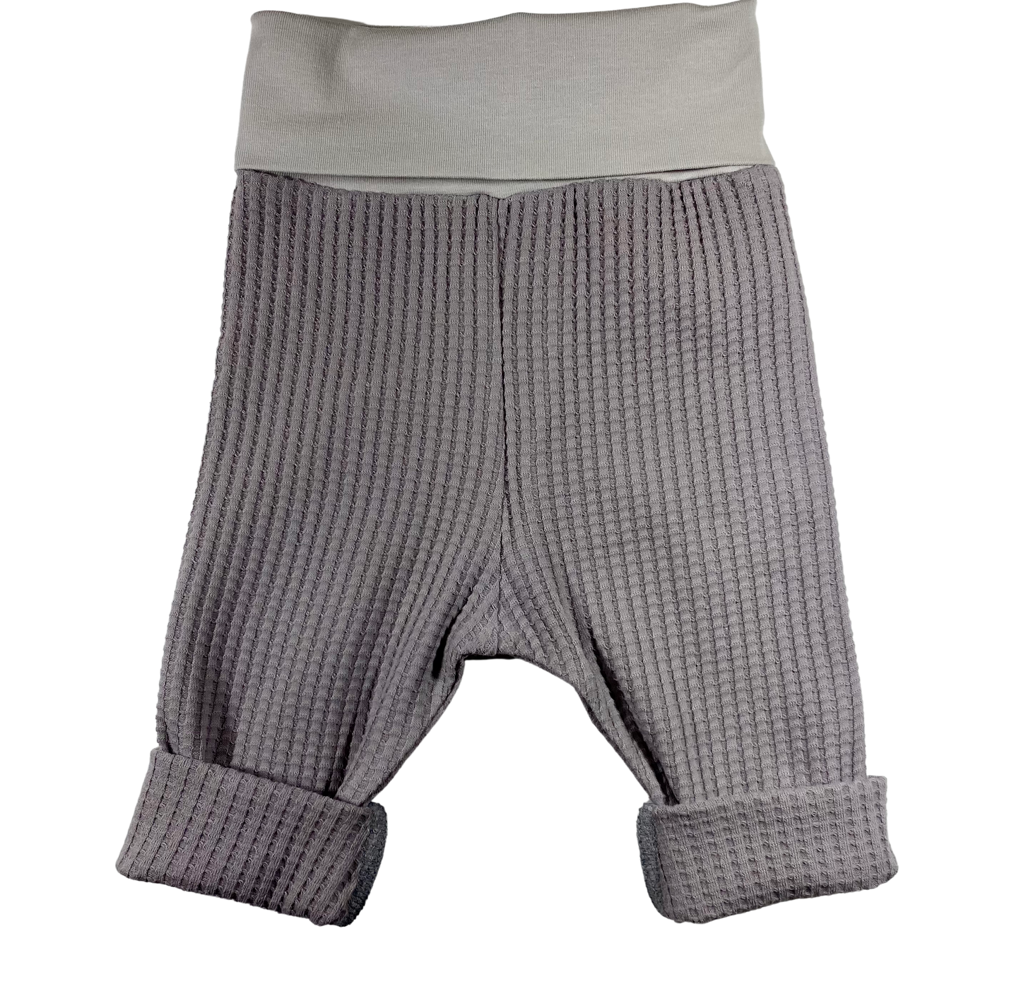 Toddler Size GREY Neutral Waffle Knit Grow Along® Infant Lounge Pants