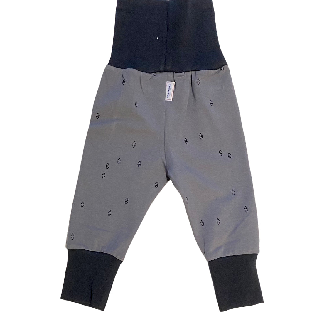 LIQUIDACIÓN Pantalón jogger gris de punto de algodón orgánico Algodón orgánico