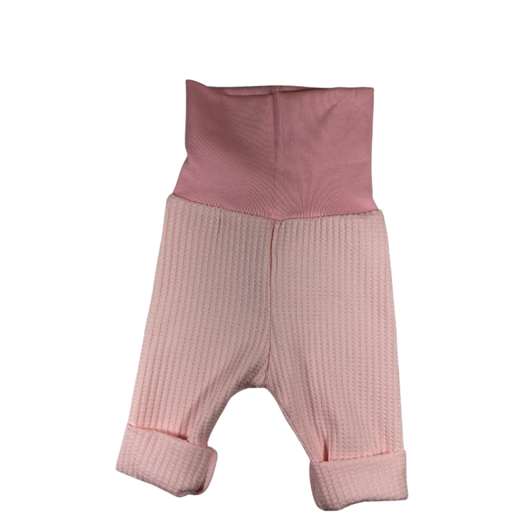 Toddler Size  Pink Waffle Knit Grow Along® Infant Lounge Pants